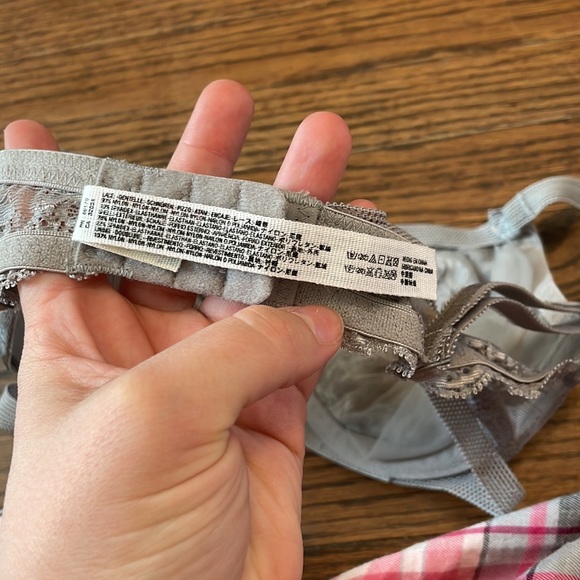 Free People Intimately Gray Lace Strappy Bra - Picture 5 of 8